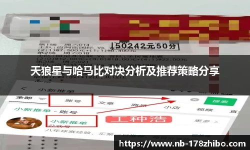 天狼星与哈马比对决分析及推荐策略分享